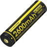Аккумулятор NITECORE NL1826R 18650, 2600 мА·ч, с USB-зарядкой 16809