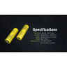 Аккумулятор NITECORE NL2160 21700 3.6v 6000mAh 21,6 Втч 0348